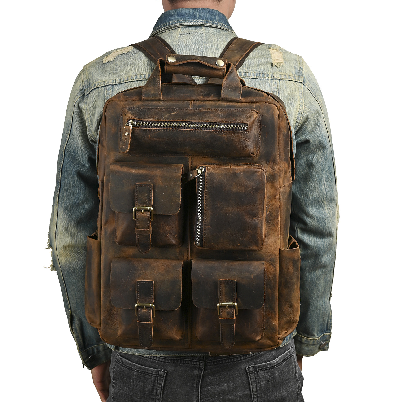 Interior Design Journal - Men Original Leather Fashion Travel University