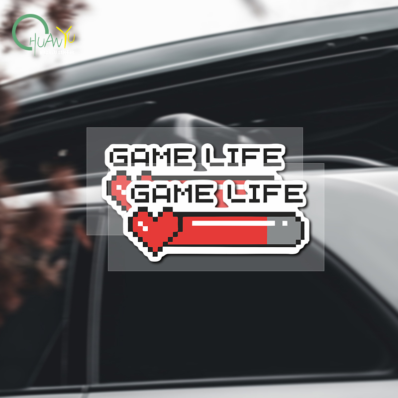 Interior Design Journal - GAME LIFE Car Sticker Game Life