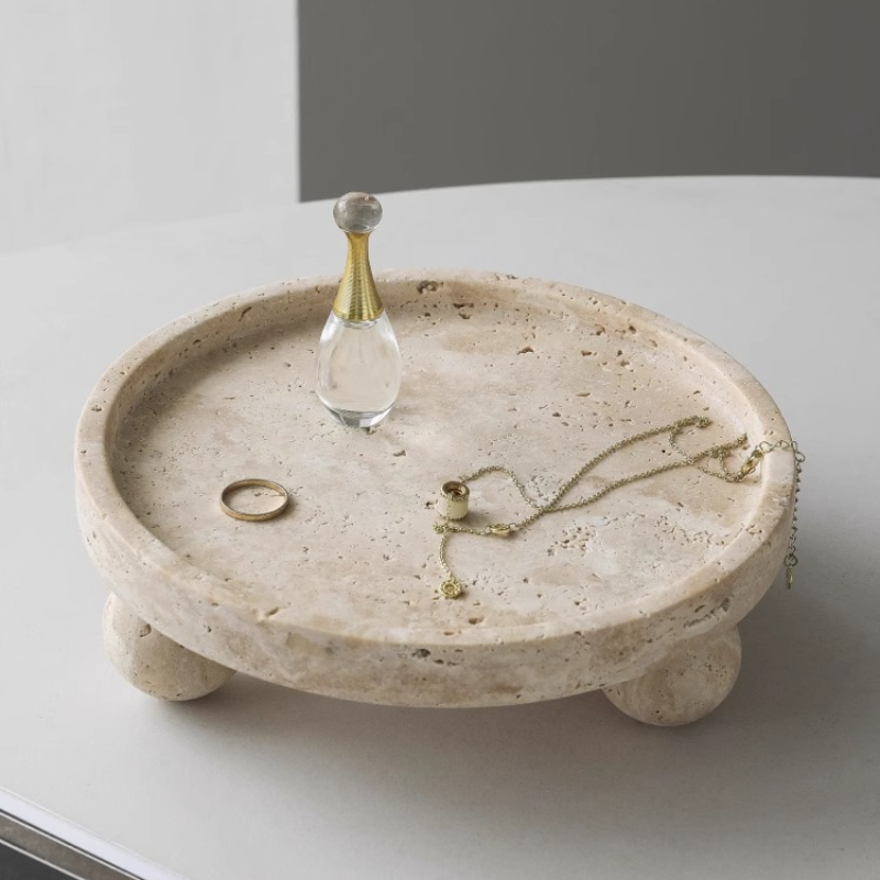 Retro Natural Marble Tray Deco - Travertine Tray Oval recensie en prijs