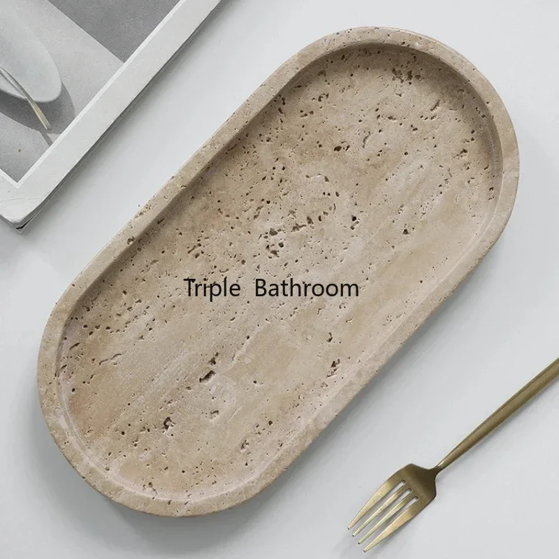 Natural Cave Stone Bathroom Su - Travertine Tray Oval recensie en prijs