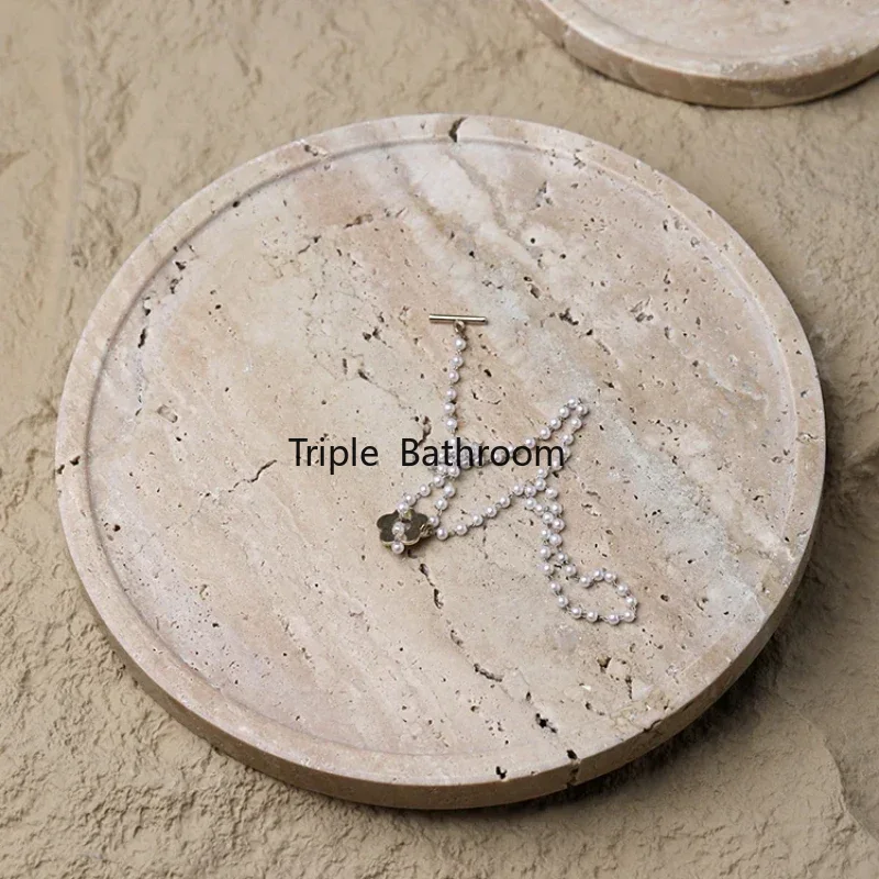Natural Cave Stone Bathroom Su - Travertine Tray Oval recensie en prijs