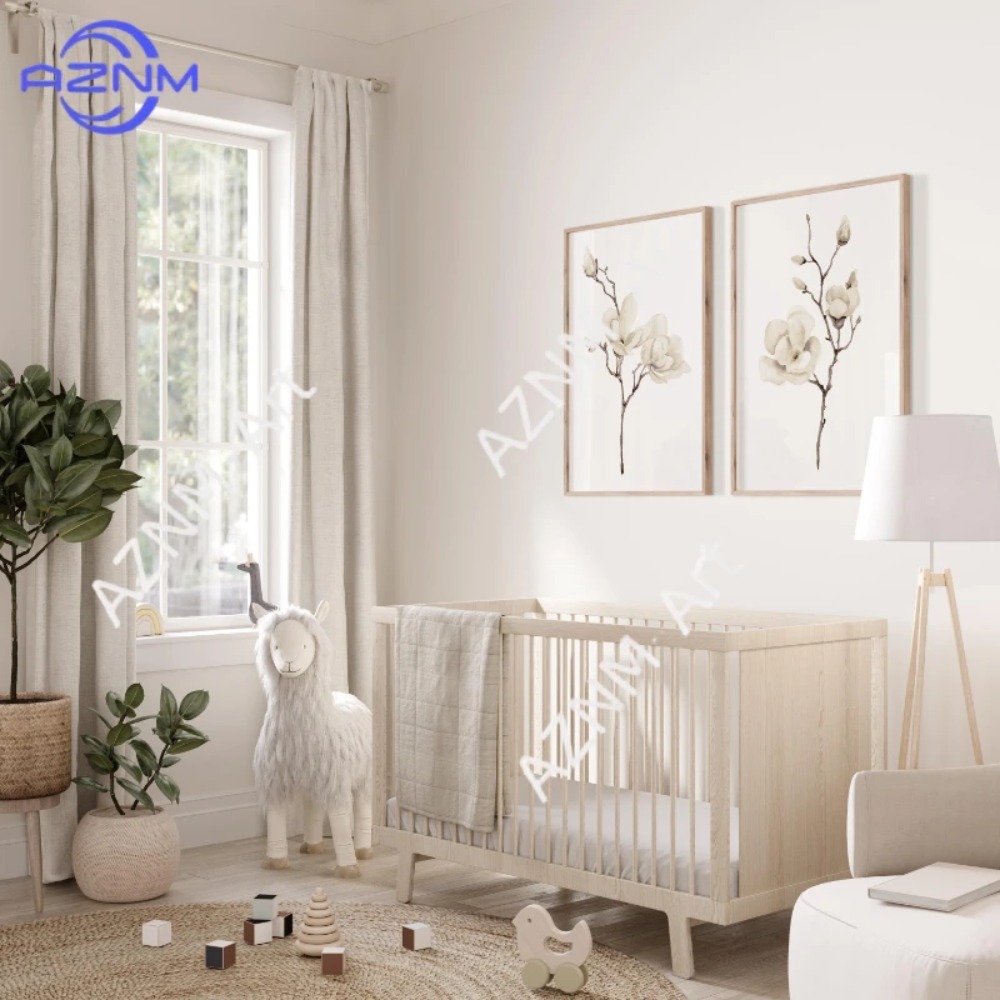 1/2Pcs Beige Magnolia – Set of - Abstract Canvas Set recensie en prijs