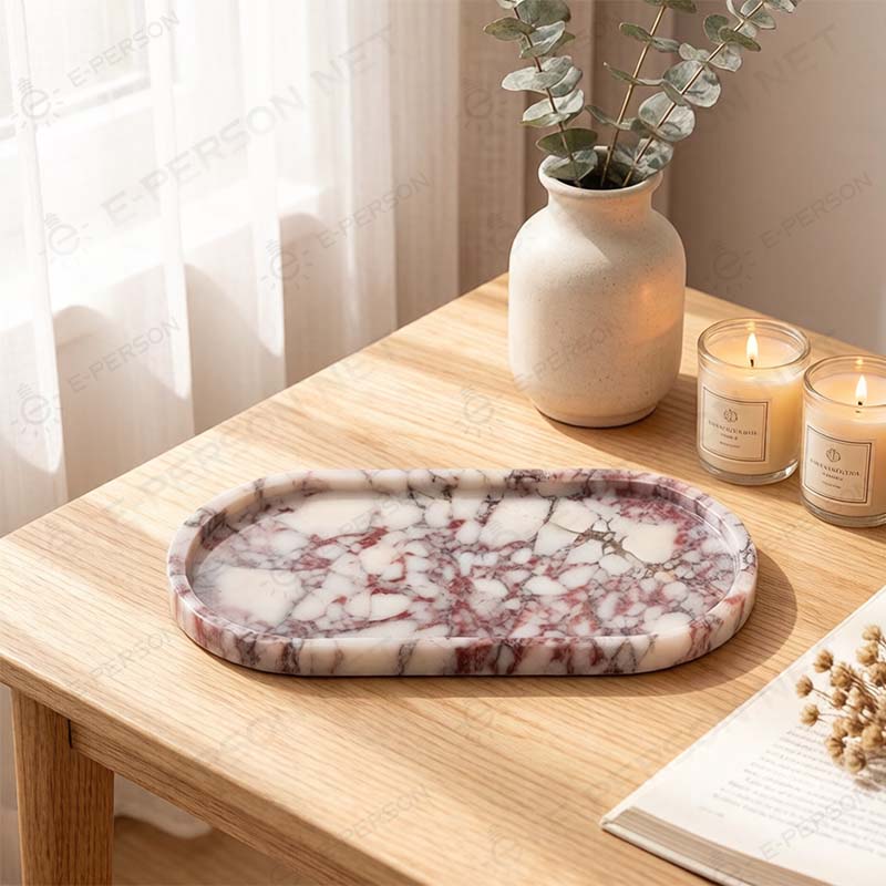 Natural Marble Tray Oval Stone - Travertine Tray Oval recensie en prijs