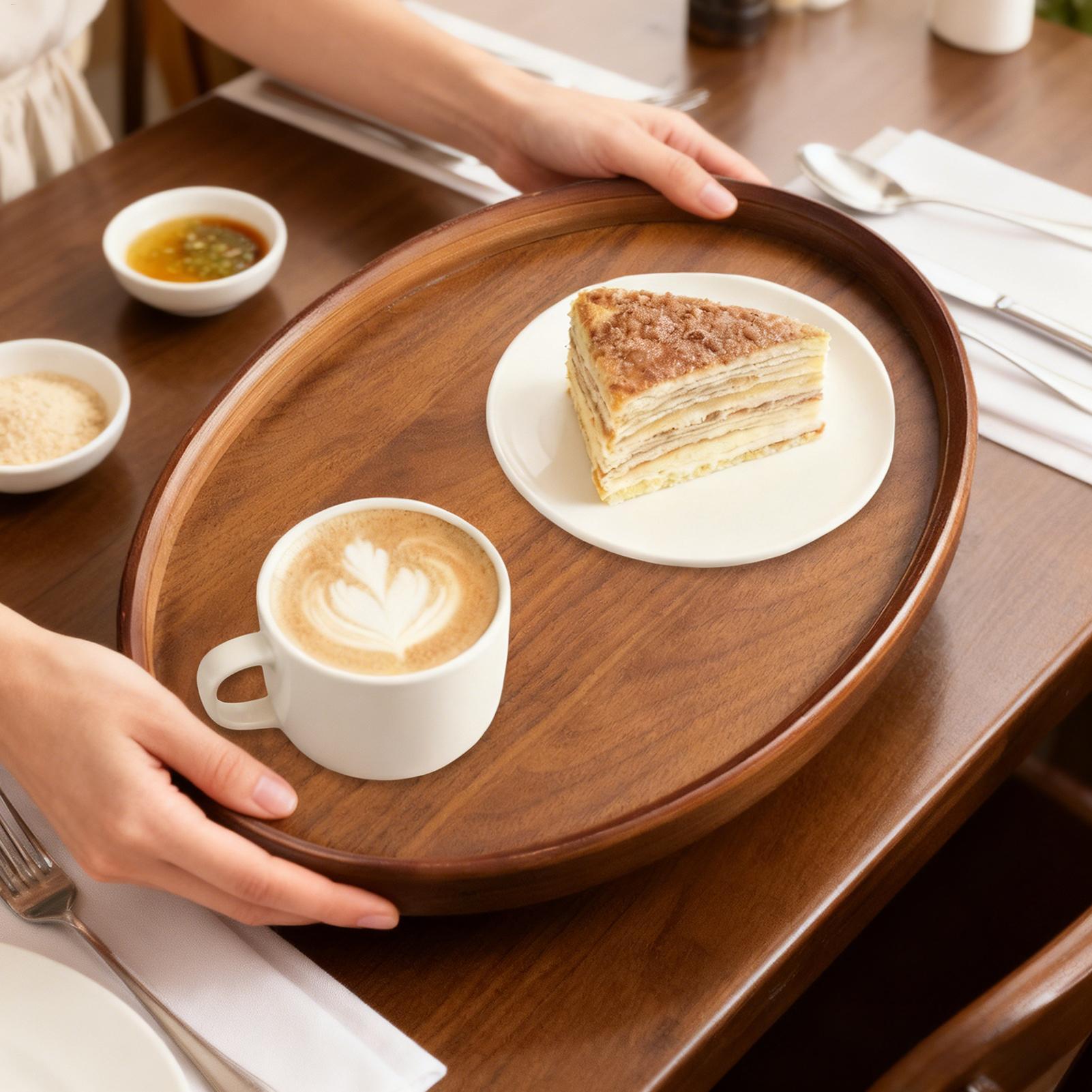 Wooden Serving Tray Oval Rusti - Travertine Tray Oval recensie en prijs