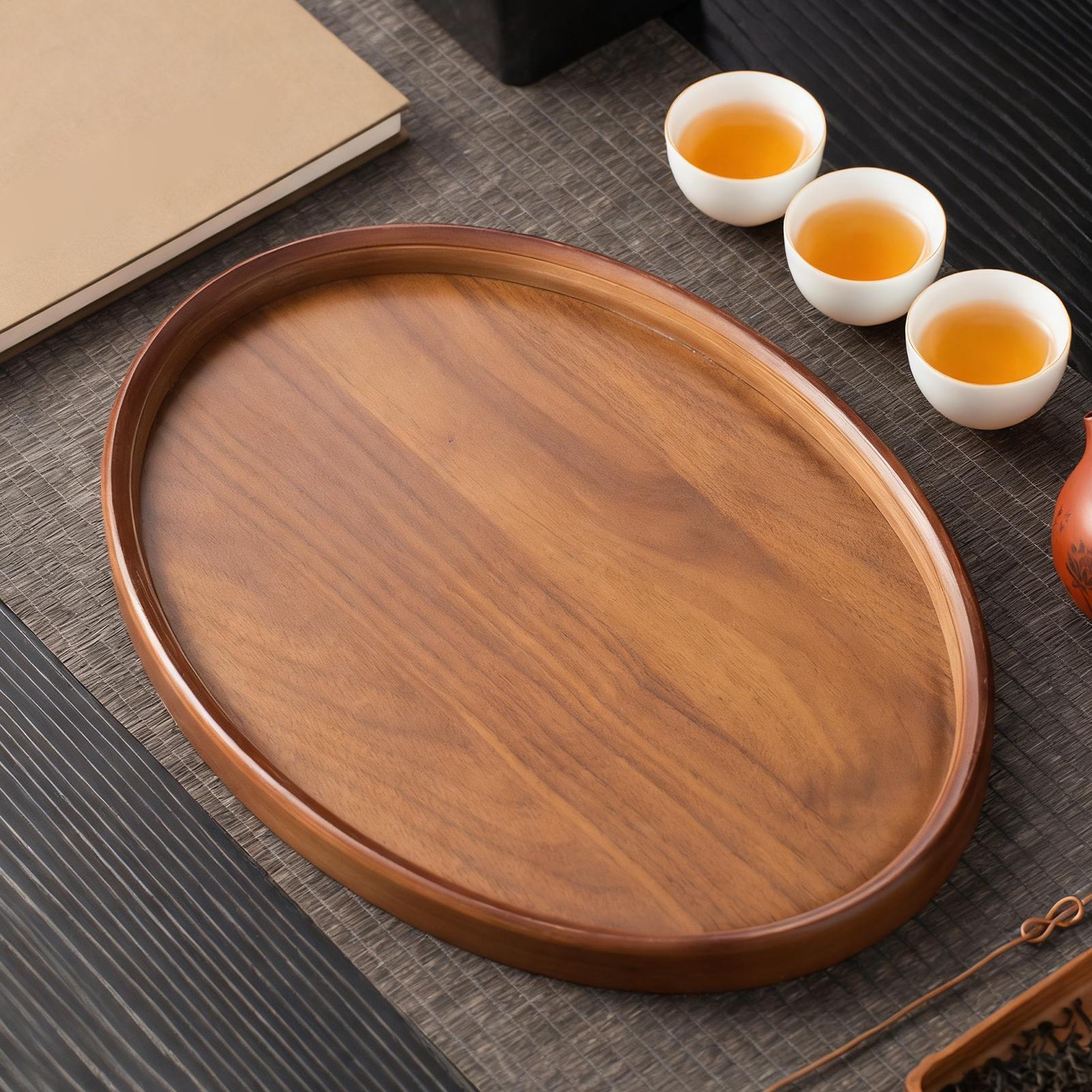 Wooden Serving Tray Oval Rusti - Travertine Tray Oval recensie en prijs