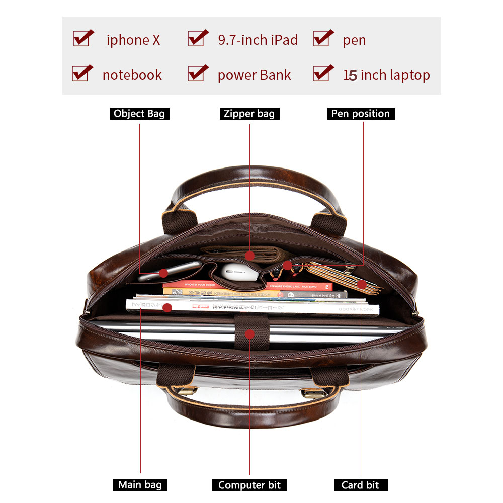 WESTAL men's briefcase  bag me - Interior Design Documentation recensie en prijs