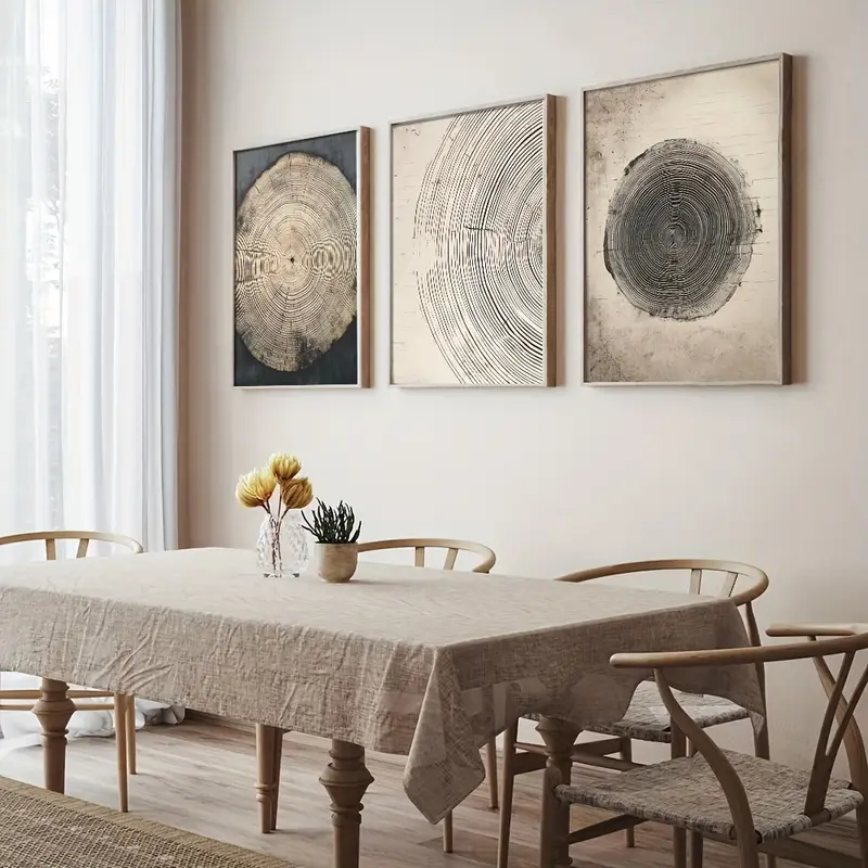3pcs/Set Abstract Tree Ring Ca - Abstract Canvas Set recensie en prijs