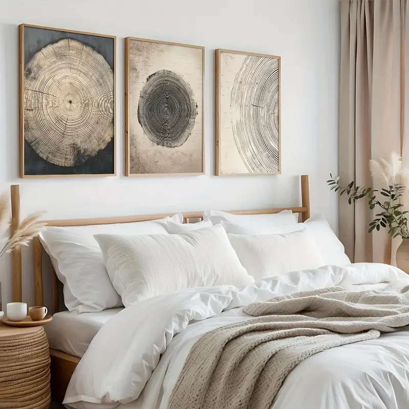 3pcs/Set Abstract Tree Ring Ca - Abstract Canvas Set recensie en prijs
