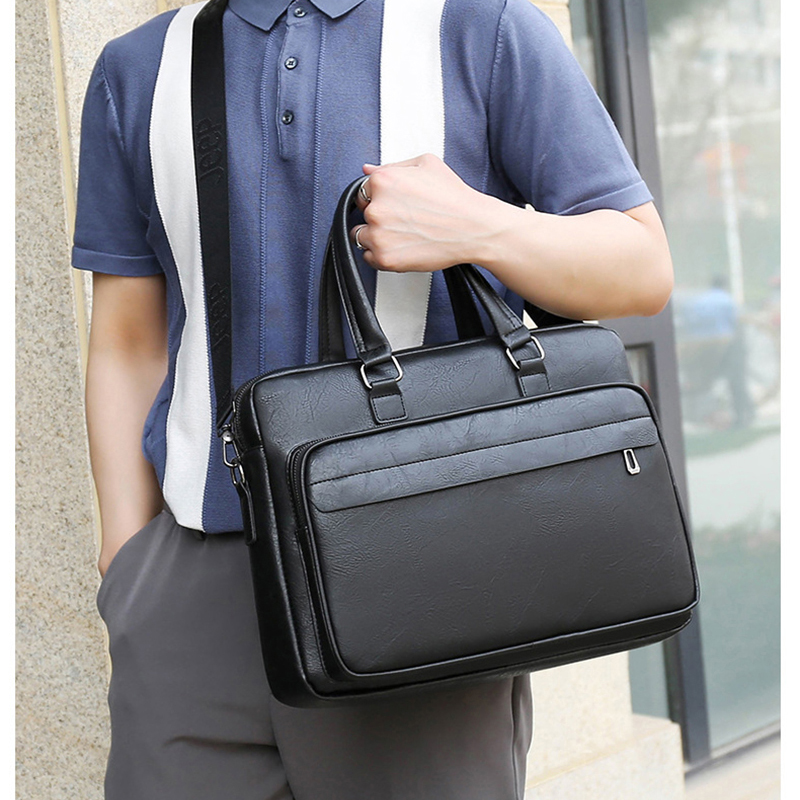 PU Leather Briefcase For Men H - Interior Design Journal recensie en prijs