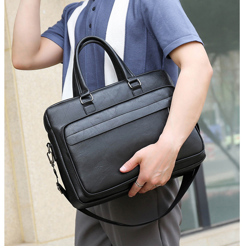 PU Leather Briefcase For Men H - Interior Design Journal recensie en prijs