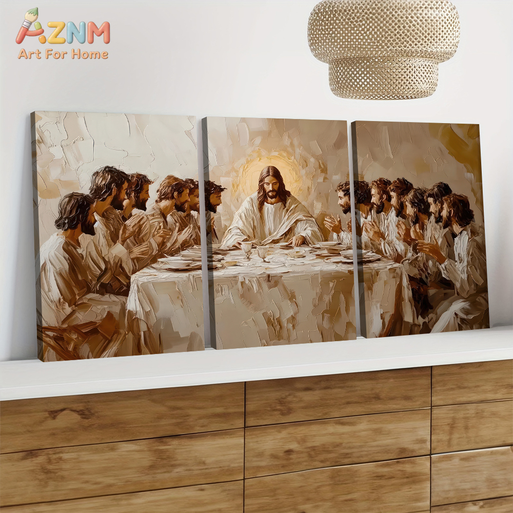 3PCS The Last Supper Abstract  - Abstract Canvas Set recensie en prijs