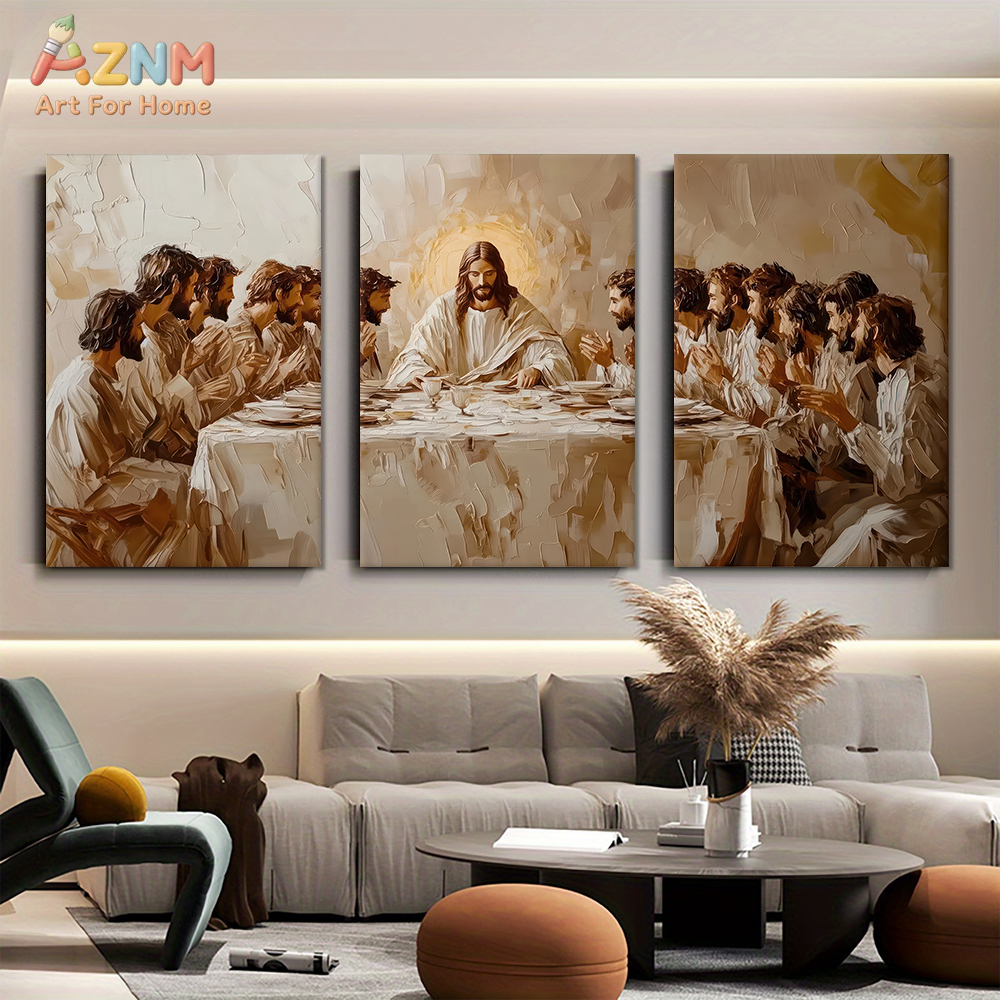 3PCS The Last Supper Abstract  - Abstract Canvas Set recensie en prijs