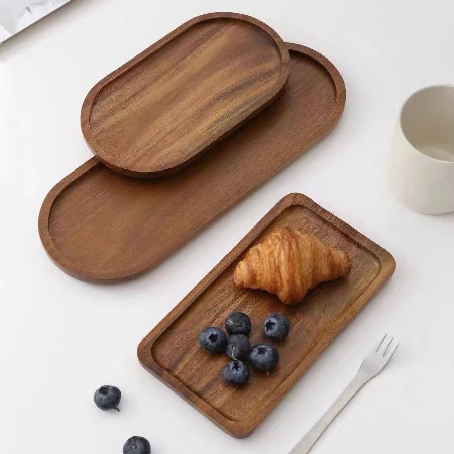 Solid Wooden Tray Rectangular  - Travertine Tray Oval recensie en prijs