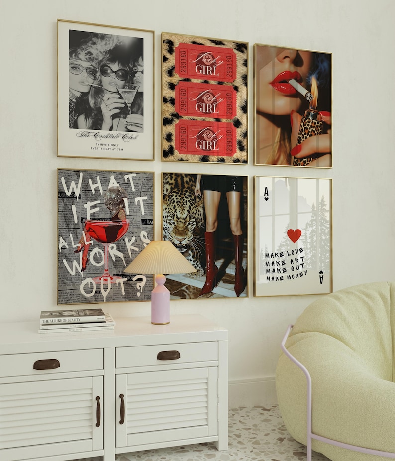 6pcs/set Fashion Leopard Print - Abstract Canvas Set recensie en prijs