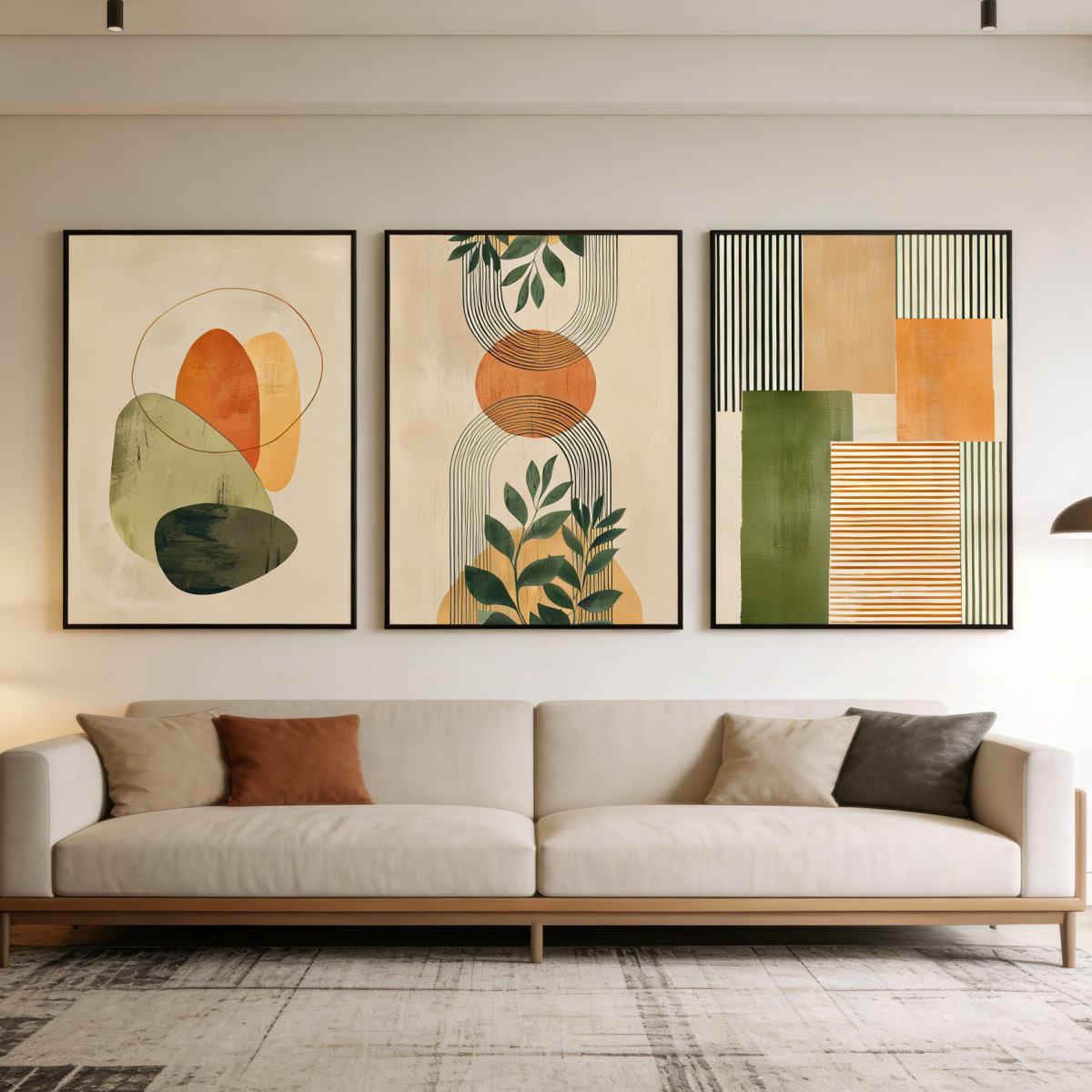 3pcs/Set frameless canvas, Boh - Abstract Canvas Set recensie en prijs