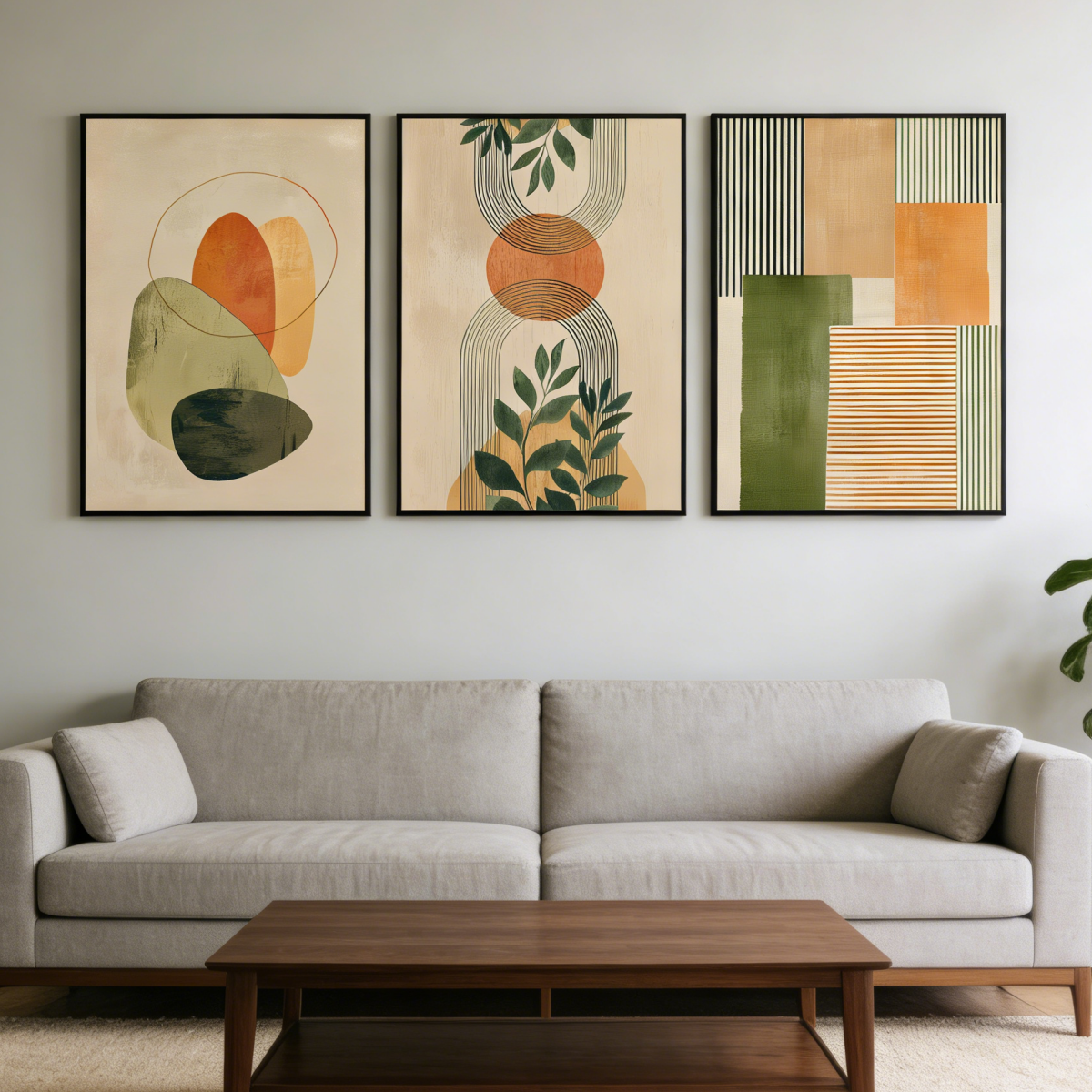 3pcs/Set frameless canvas, Boh - Abstract Canvas Set recensie en prijs