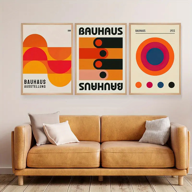 3pcs/set Bauhaus Abstract Illu - Abstract Canvas Set recensie en prijs