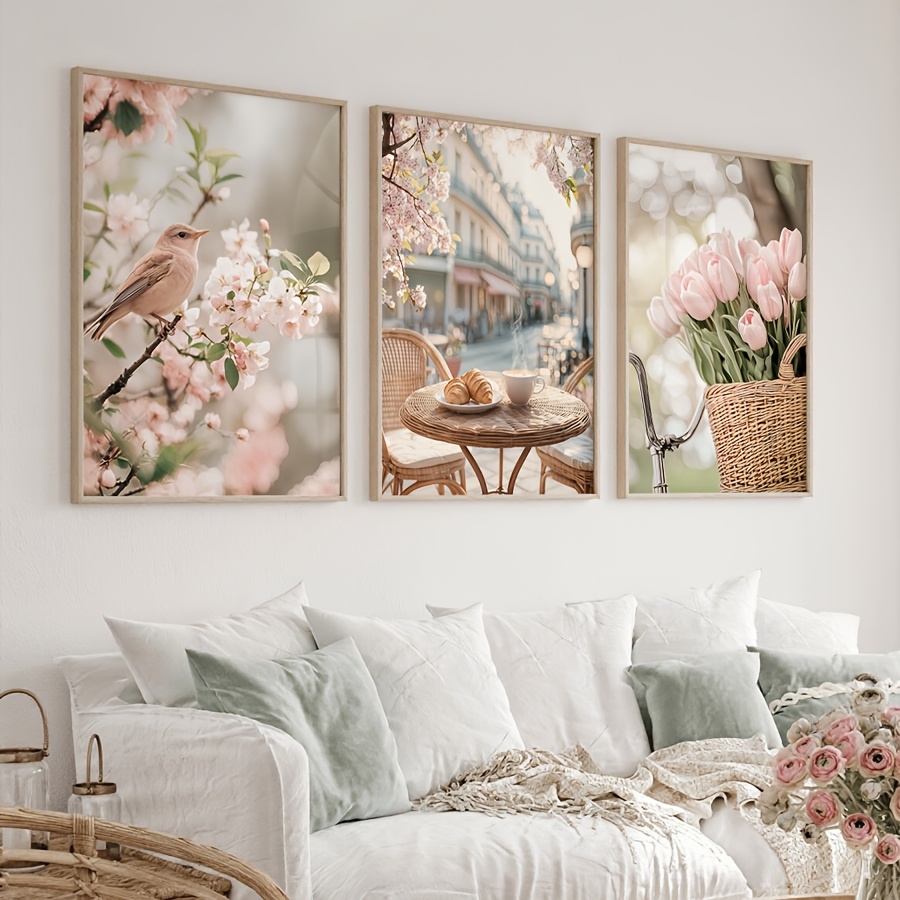 3pcs/set Romantic Paris Street - Abstract Canvas Set recensie en prijs