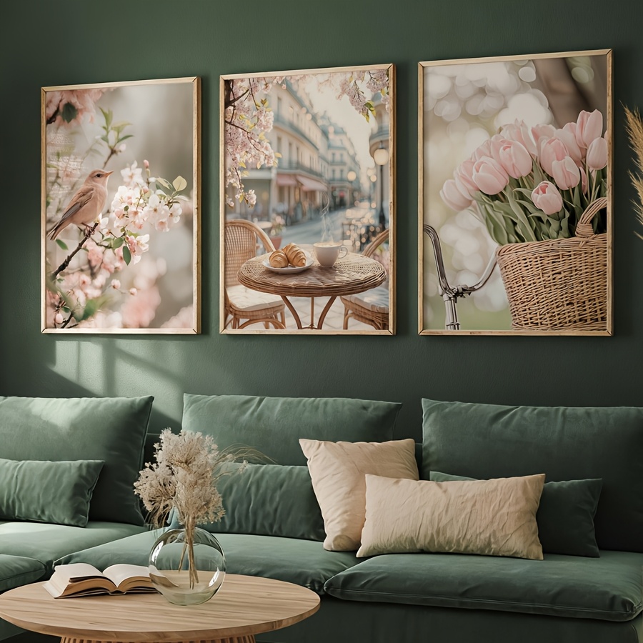 3pcs/set Romantic Paris Street - Abstract Canvas Set recensie en prijs