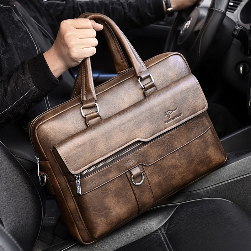 Men's Briefcase PU Leather Des - Interior Design Journal recensie en prijs