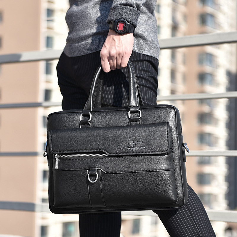 Men's Briefcase PU Leather Des - Interior Design Journal recensie en prijs