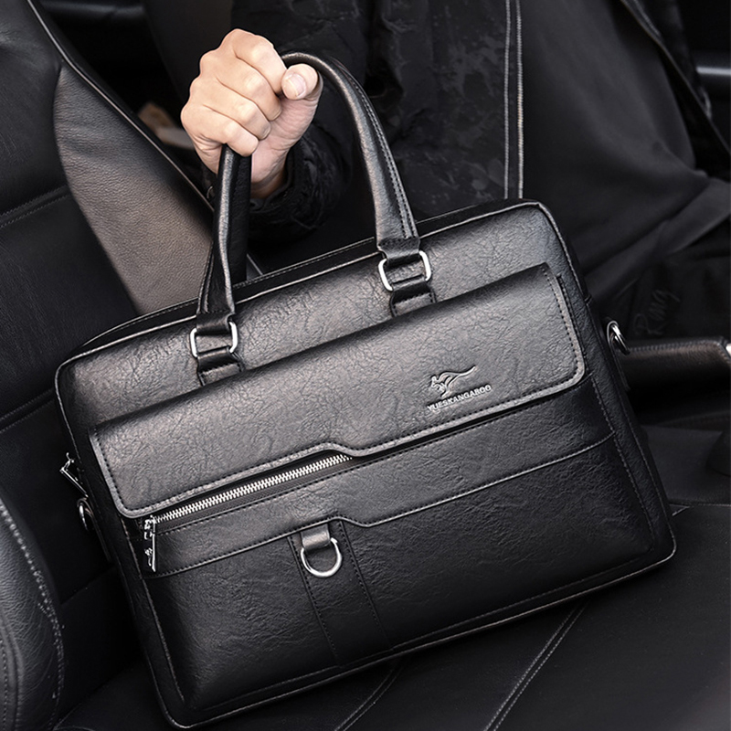 Men's Briefcase PU Leather Des - Interior Design Journal recensie en prijs