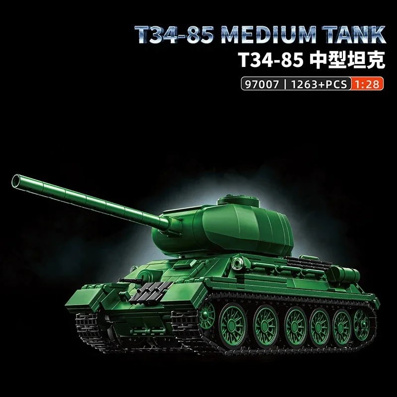 T34-85 Tank Model Kit - 1263PC - Interior Design And Build recensie en prijs