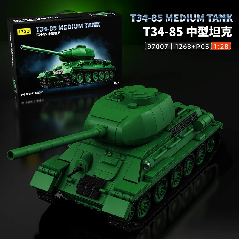 T34-85 Tank Model Kit - 1263PC - Interior Design And Build recensie en prijs