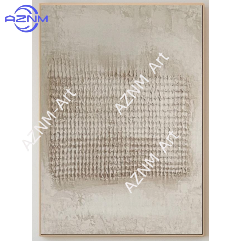 1/2Pcs Textured Beige Abstract - Abstract Canvas Set recensie en prijs