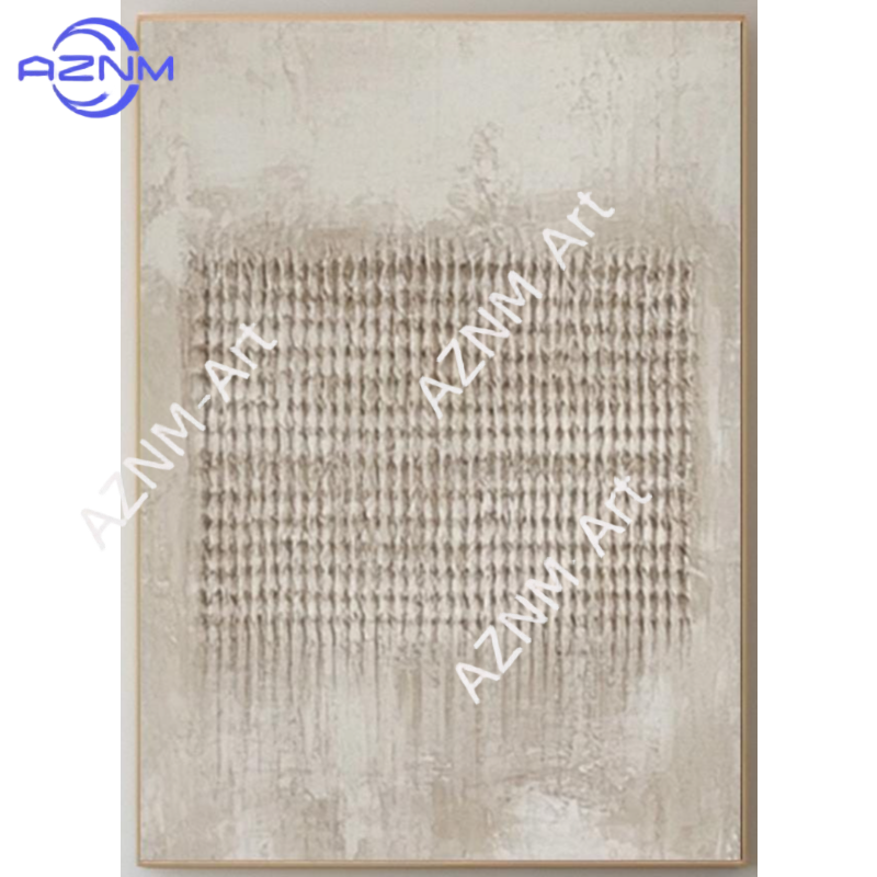 1/2Pcs Textured Beige Abstract - Abstract Canvas Set recensie en prijs
