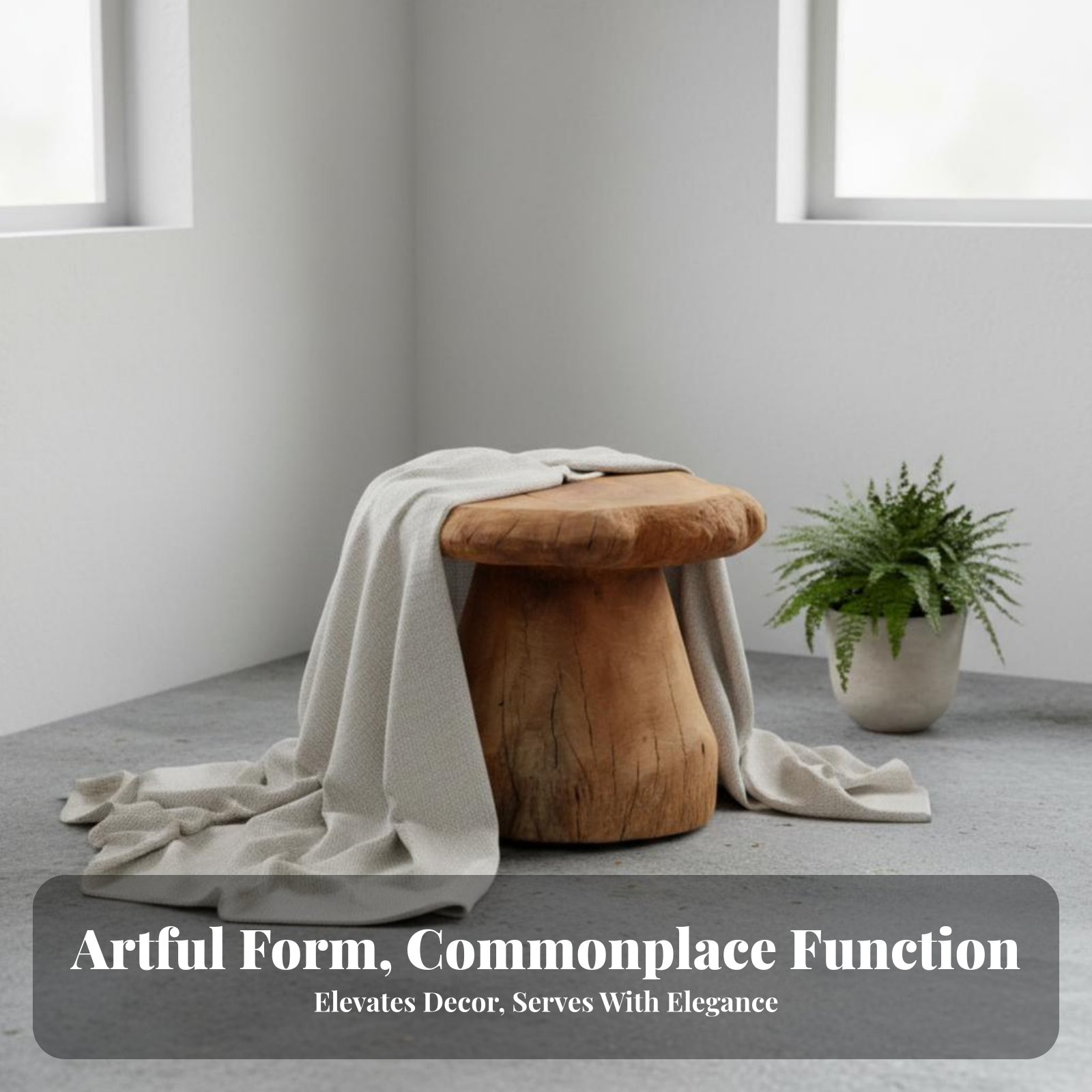 Mushroom-Shaped Stool Wabi-Sab - Interior Design And Build recensie en prijs