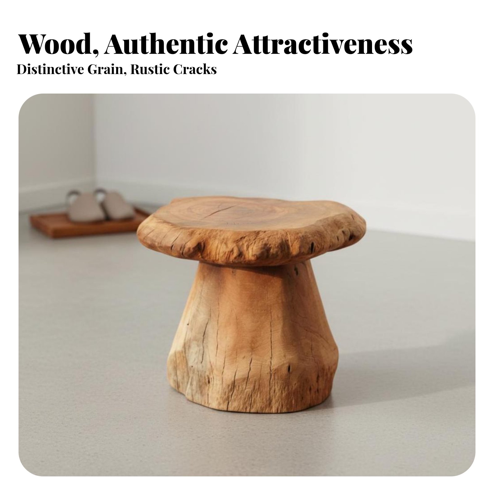 Mushroom-Shaped Stool Wabi-Sab - Interior Design And Build recensie en prijs