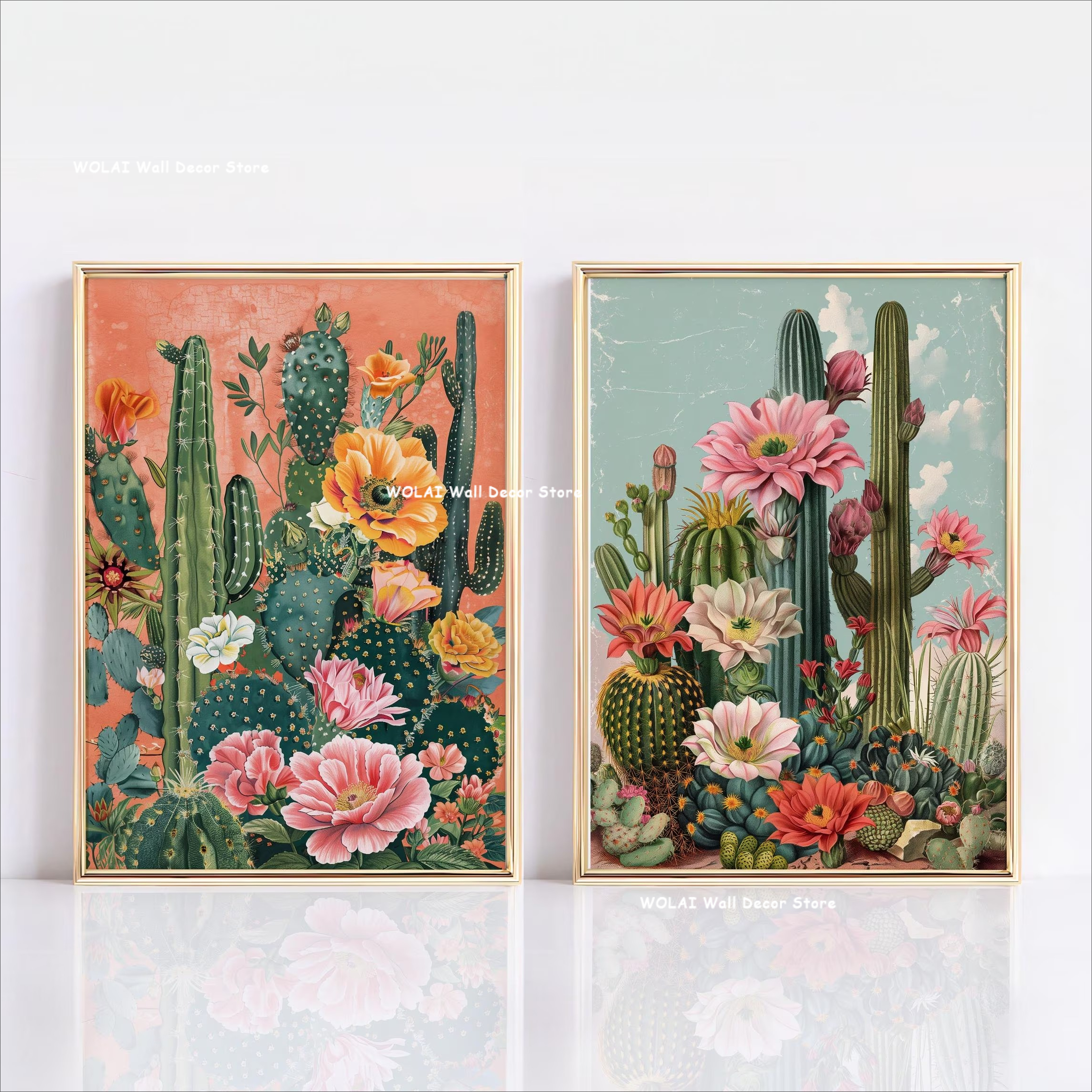 2pcs/set Retro Mexican Desert  - Abstract Canvas Set recensie en prijs