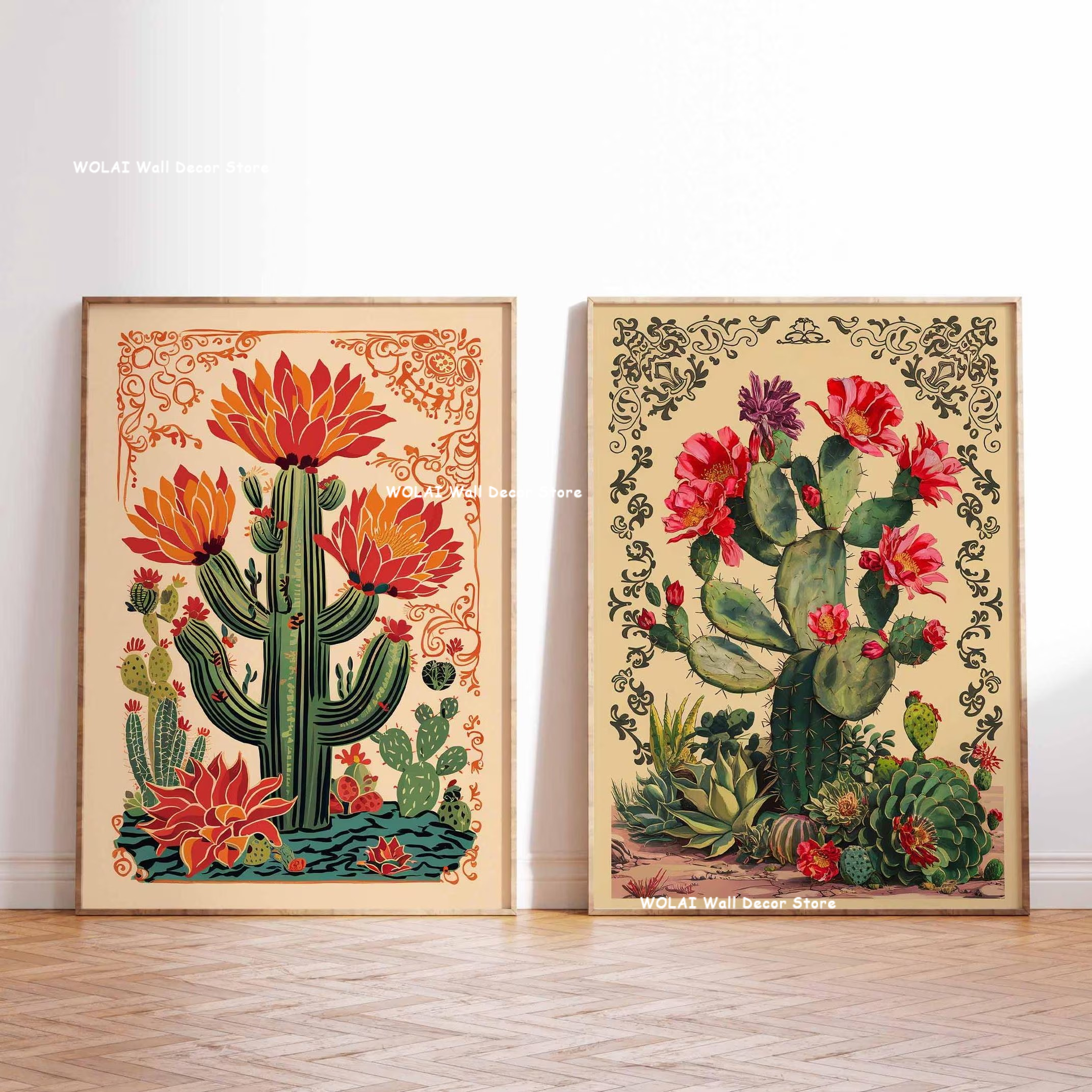 2pcs/set Retro Mexican Desert  - Abstract Canvas Set recensie en prijs