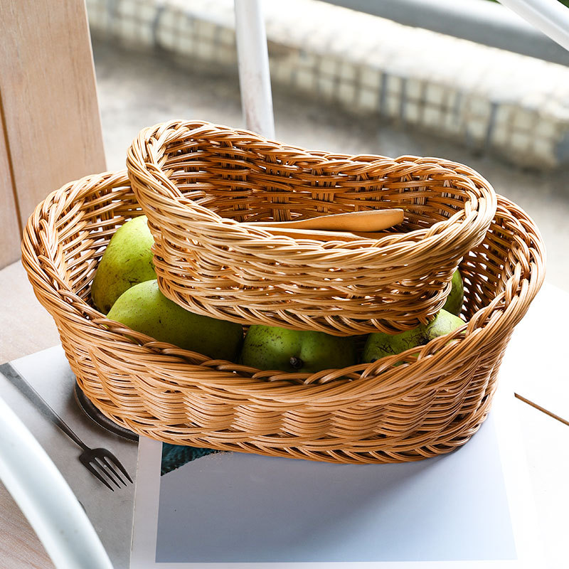 Oval Rattan Woven Storage Bask - Travertine Tray Oval recensie en prijs
