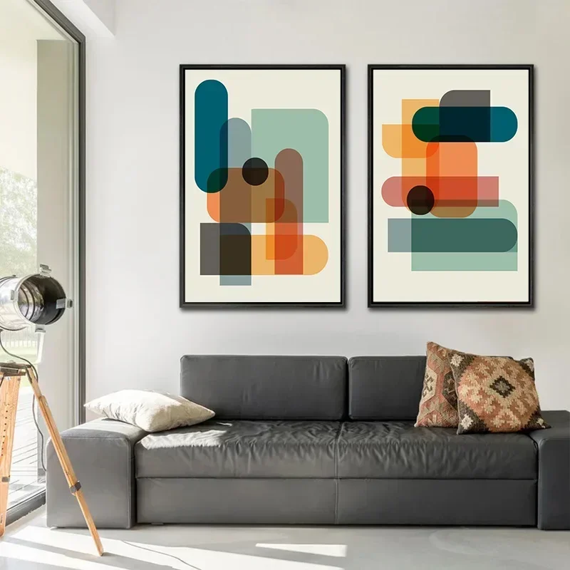 Fun Set of Colorful Prints Abs - Abstract Canvas Set recensie en prijs