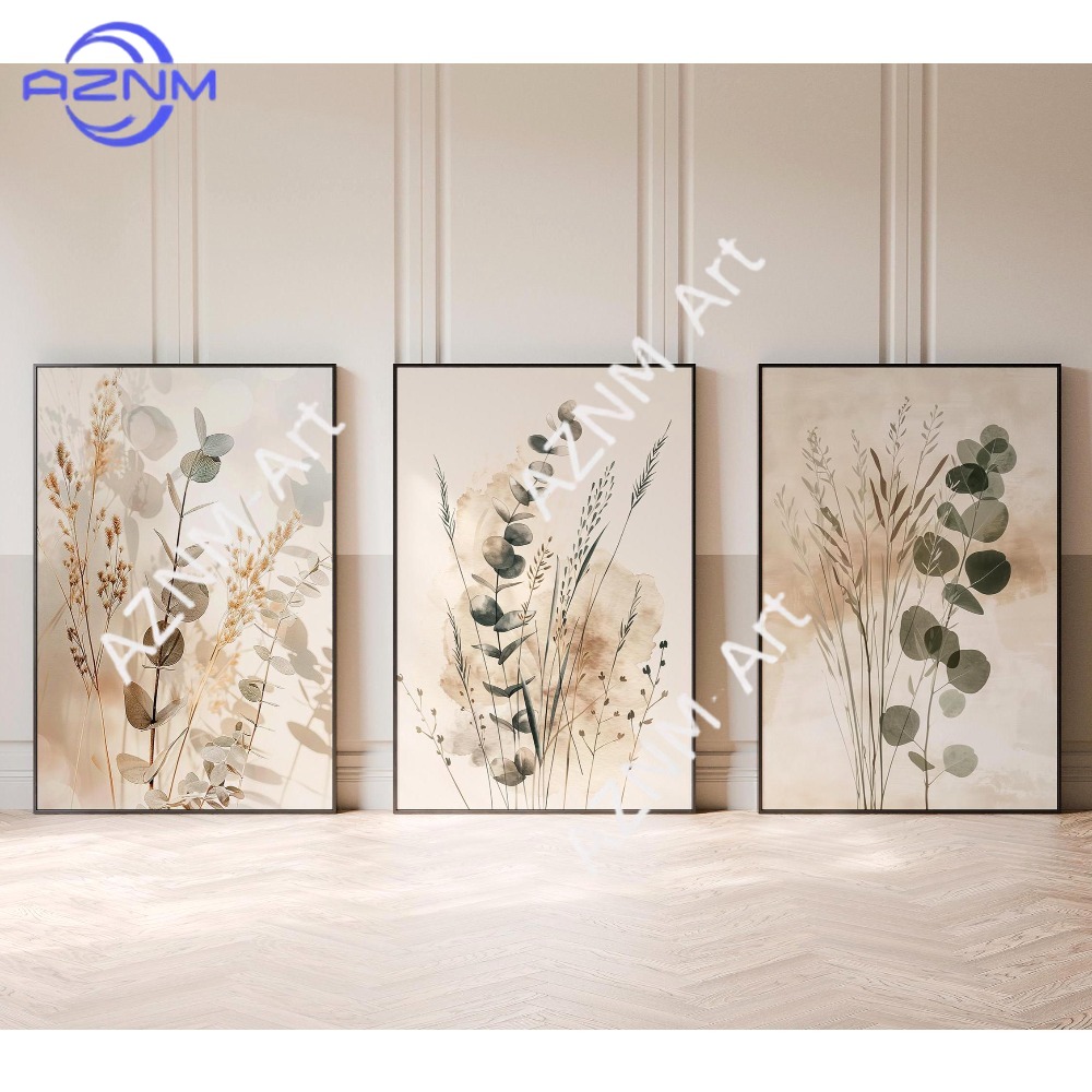 1/3PCS ，Botanical Wall Art Set - Abstract Canvas Set recensie en prijs