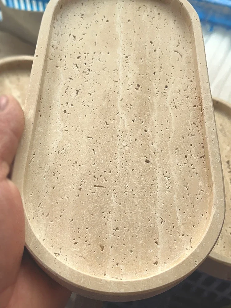 Small Natural Marble Tray, Car - Travertine Tray Oval recensie en prijs