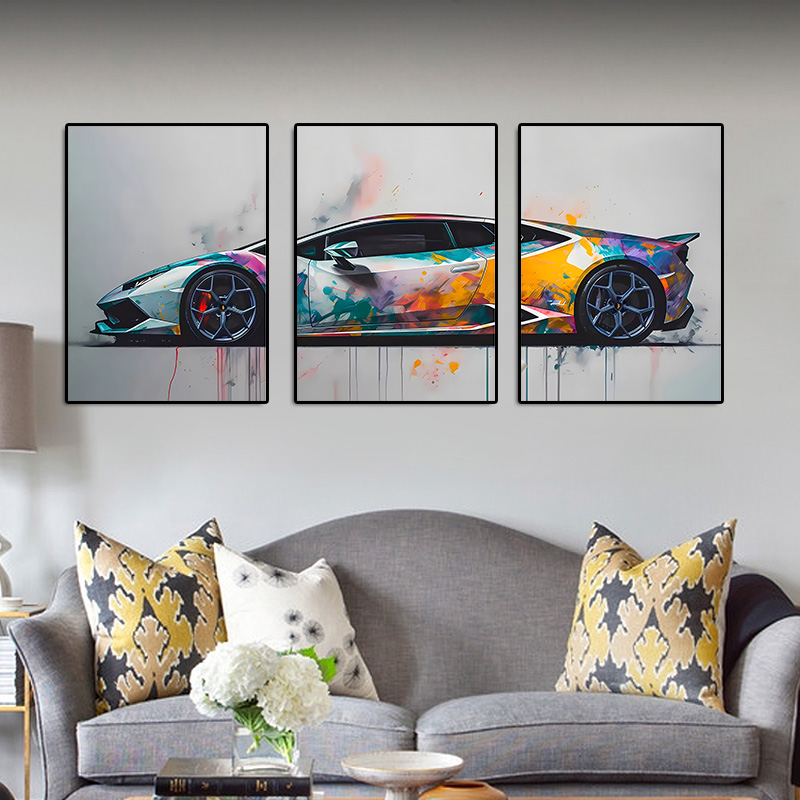 3pcs/set  frameless  3Pcs Supe - Abstract Canvas Set recensie en prijs